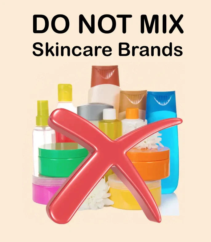 DO NOT MIX skincare brands by bloom dead sea products