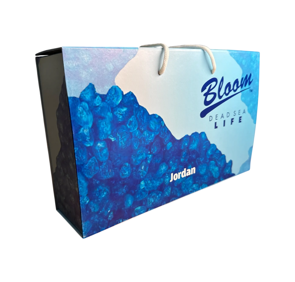 Dead Sea Bath and Spa Gift Box by Bloom 12 piece luxury set including bath salts, mud mask, creams, scrubs, and soaps