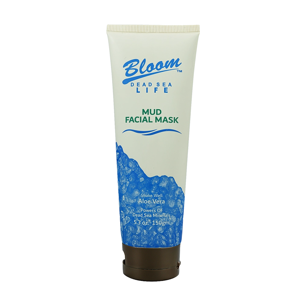 Bloom Dead Sea Mud Facial Mask 150g tube for deep pore purifying and detoxing   