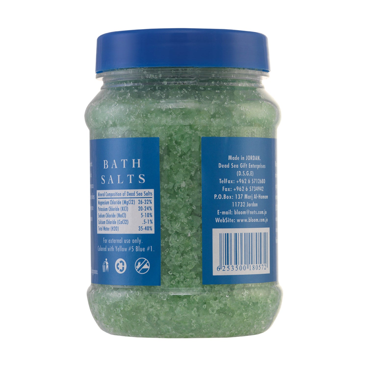 Dead Sea Products Green Menthol Bath Salts Bloom