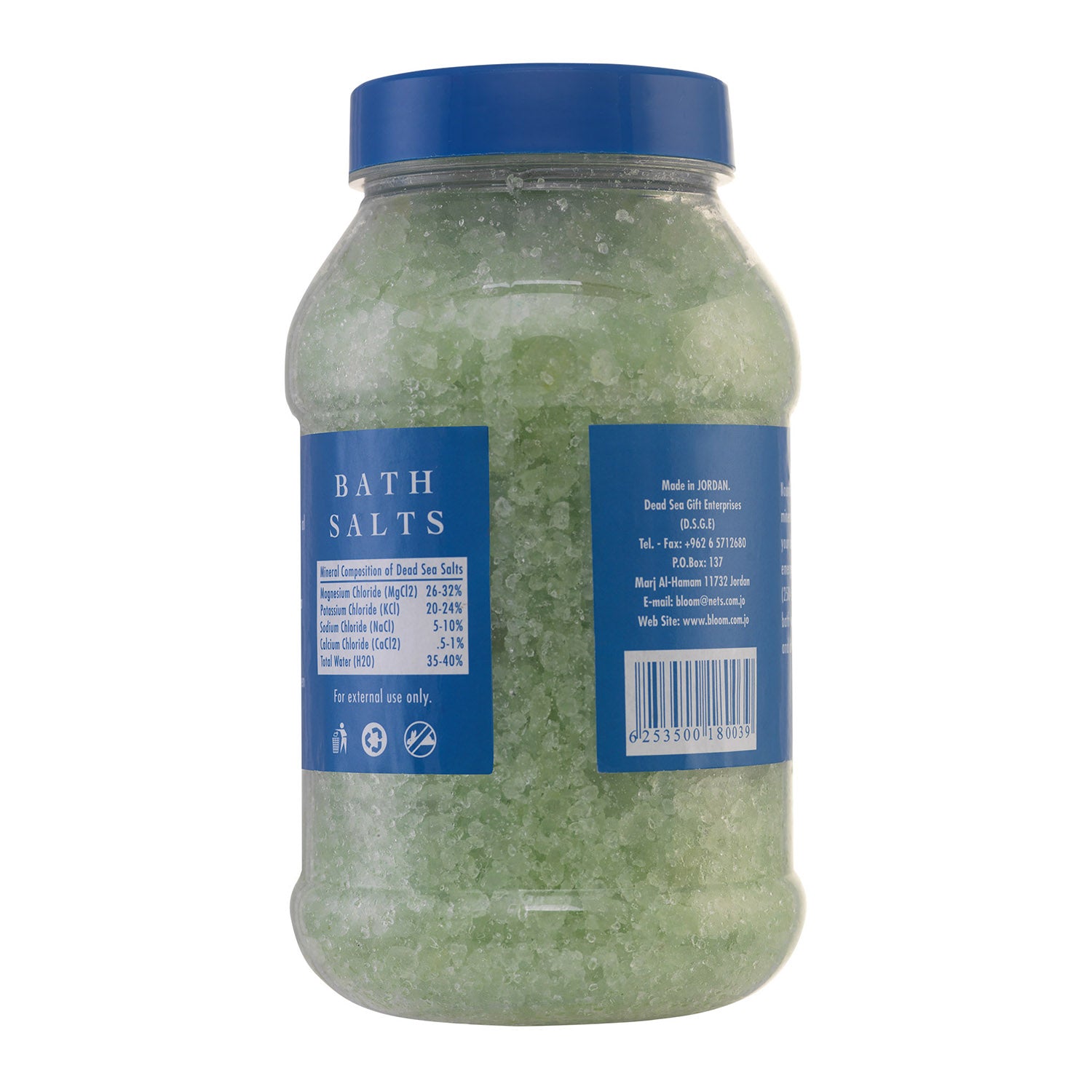 Dead Sea Products Salts Green Menthol Bath Bloom